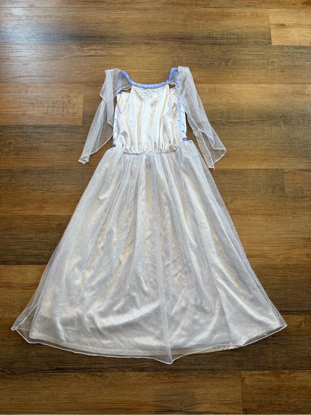 Disney Frozen Elsa Light Purple and White Glitter Nightgown - Picture 3 of 4
